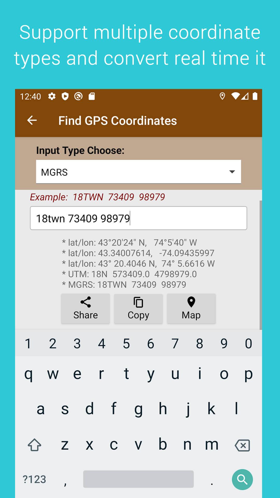 اسکرین شات 5 برنامه Measure map