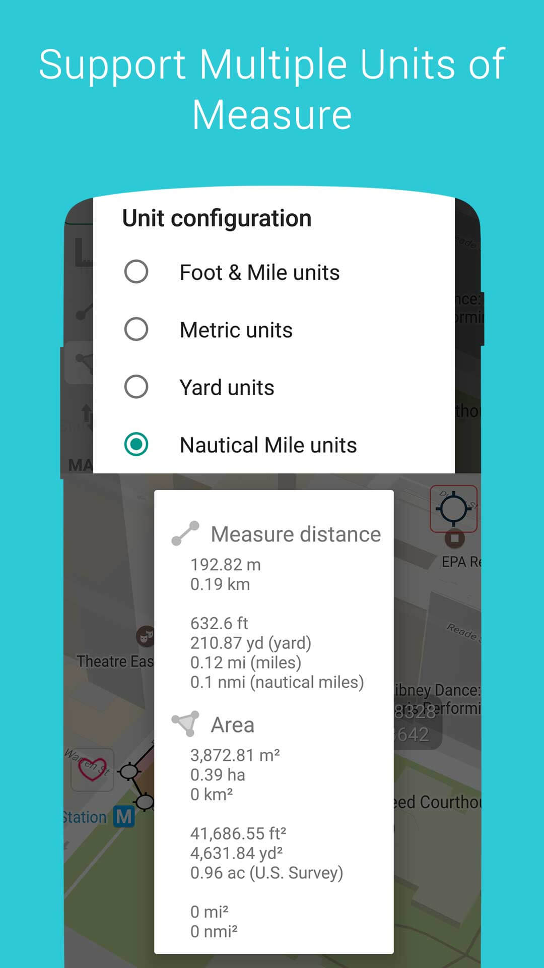 اسکرین شات 8 برنامه Measure map