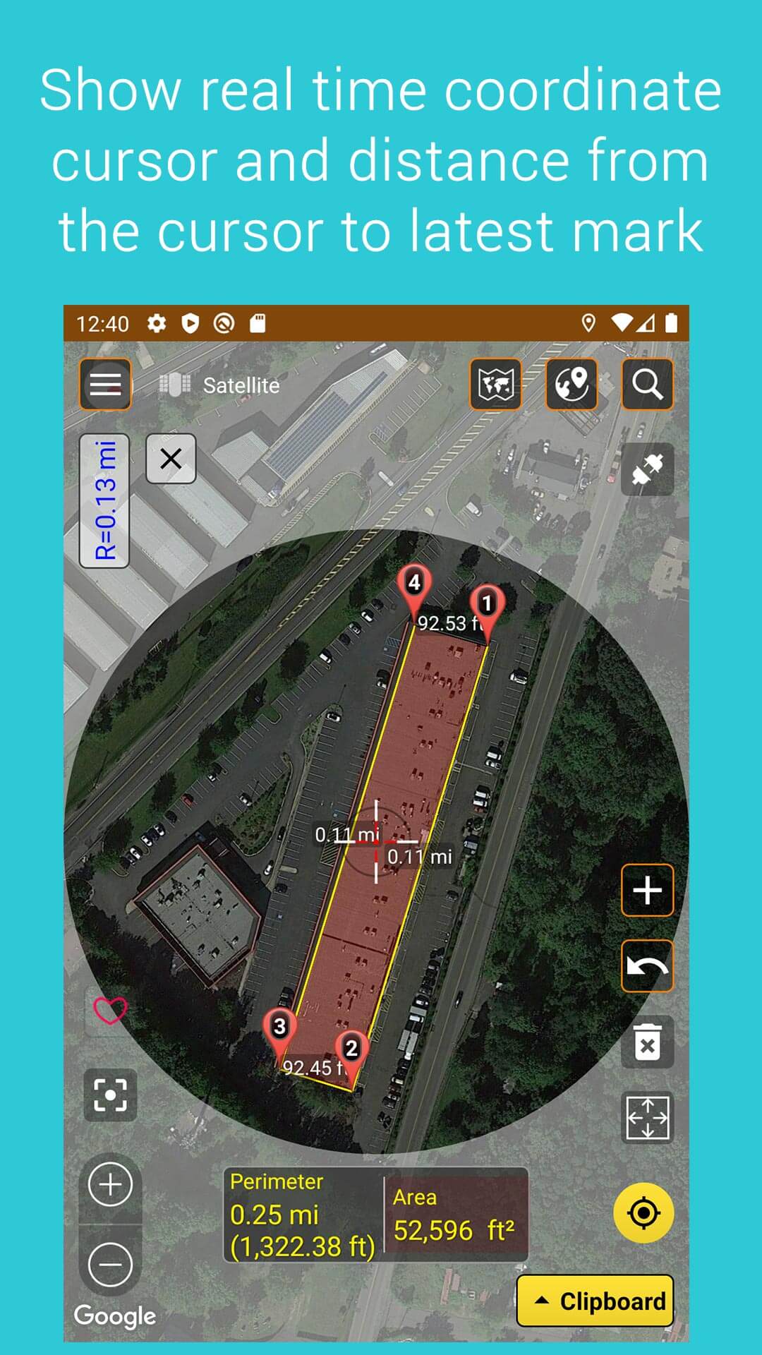 اسکرین شات 3 برنامه Measure map