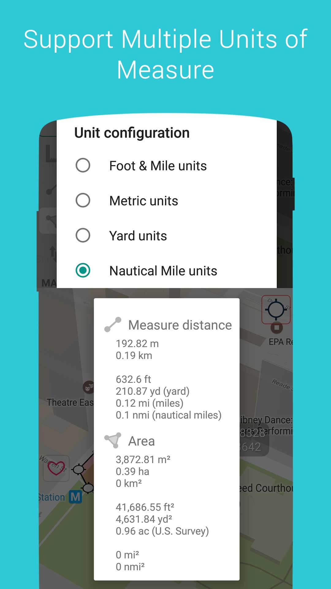 اسکرین شات 8 برنامه Measure map