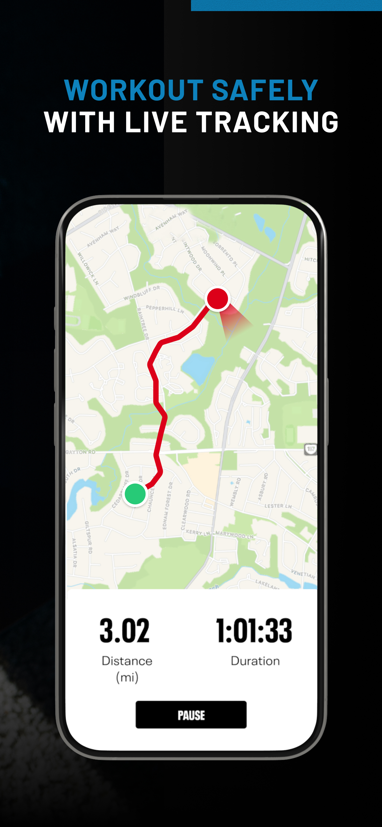 اسکرین شات 2 برنامه Map My Fitness Workout Tracker