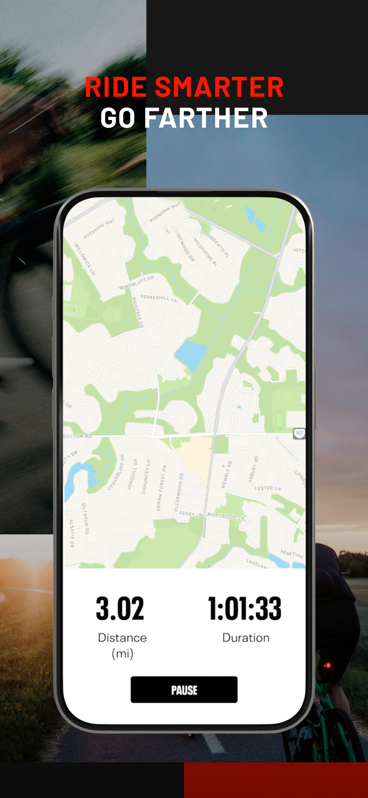 اسکرین شات 2 برنامه Map My Ride With GPS Tracker