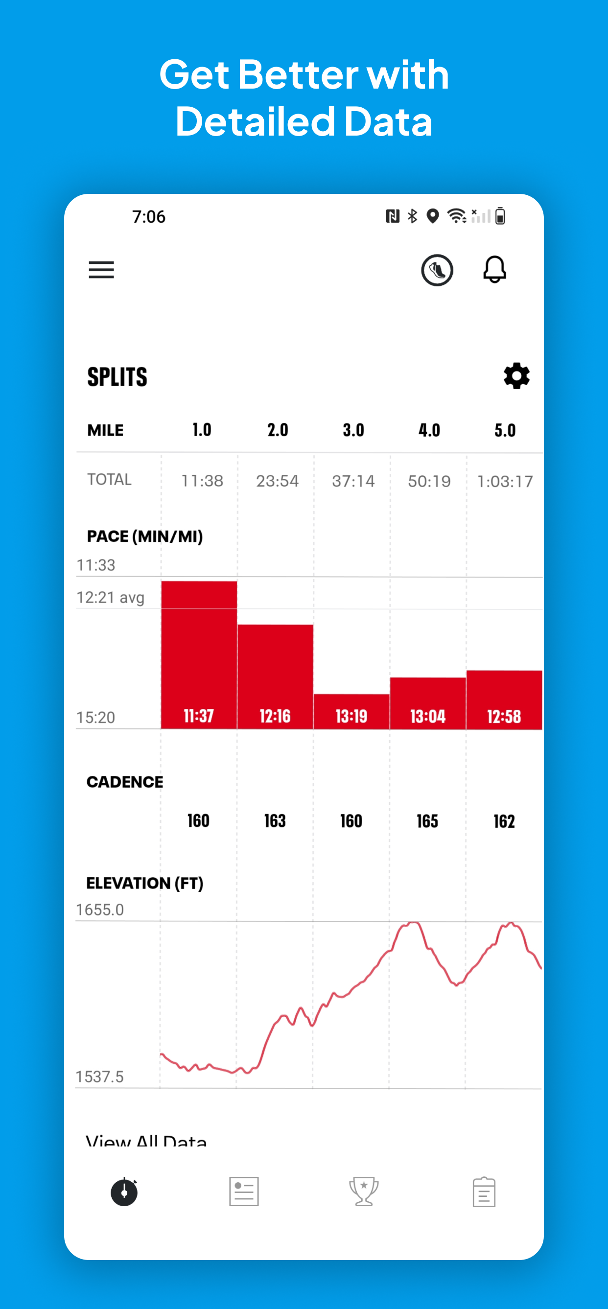 اسکرین شات 2 برنامه Map My Run GPS Running Tracker
