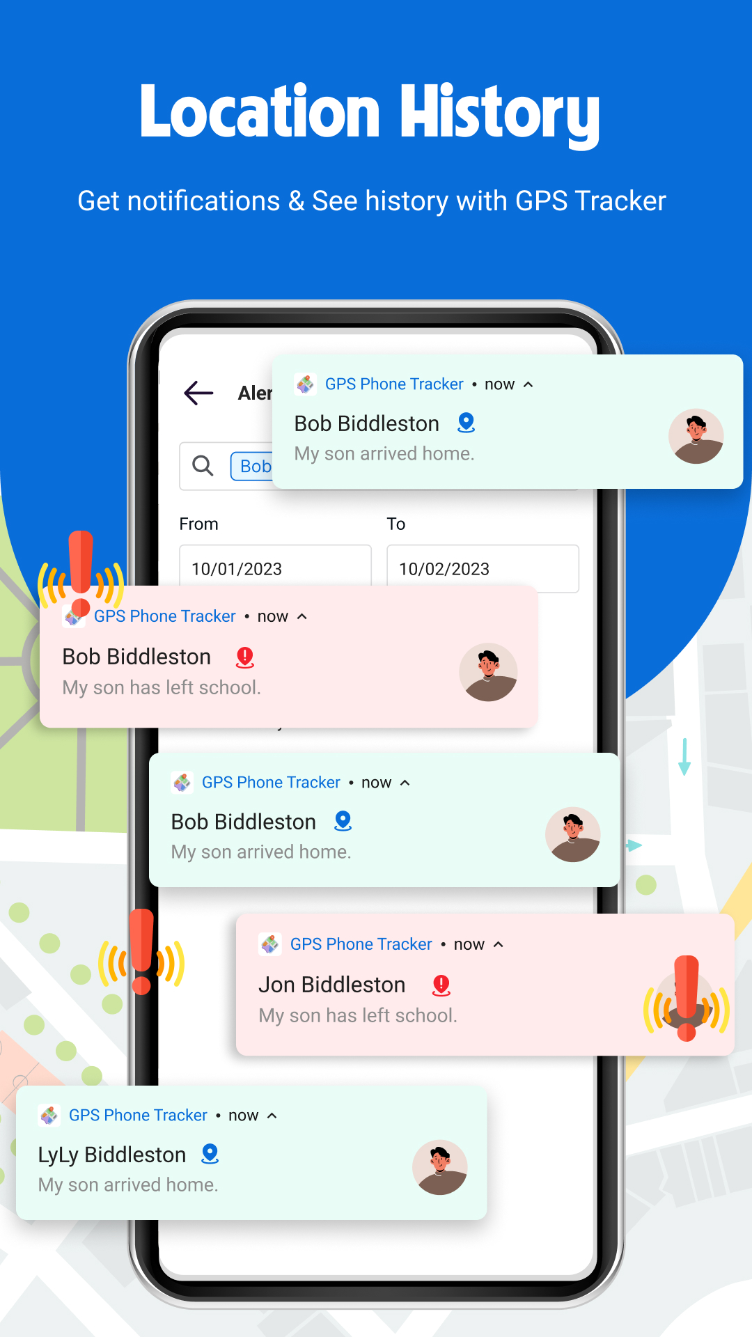 اسکرین شات 5 برنامه Phone Tracker and GPS Location