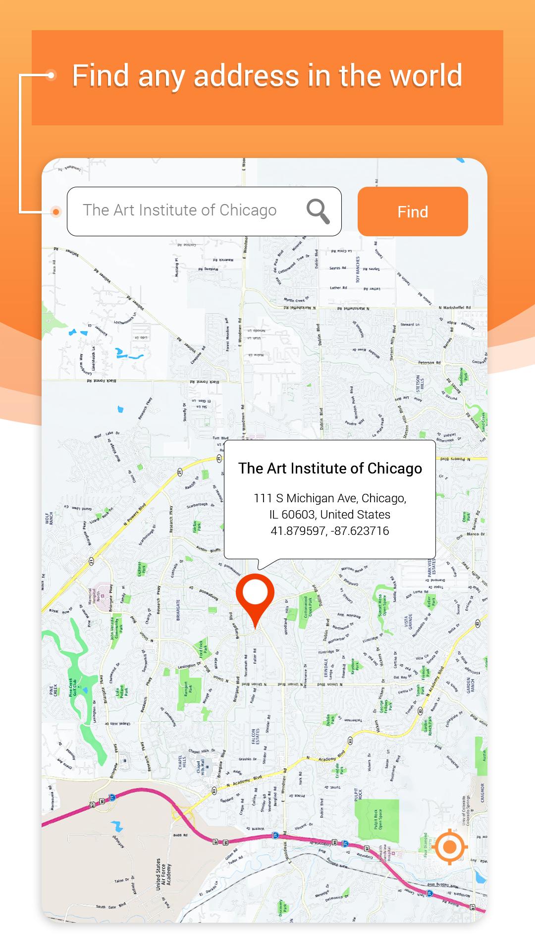 اسکرین شات 2 برنامه GPS, Offline Maps & Directions