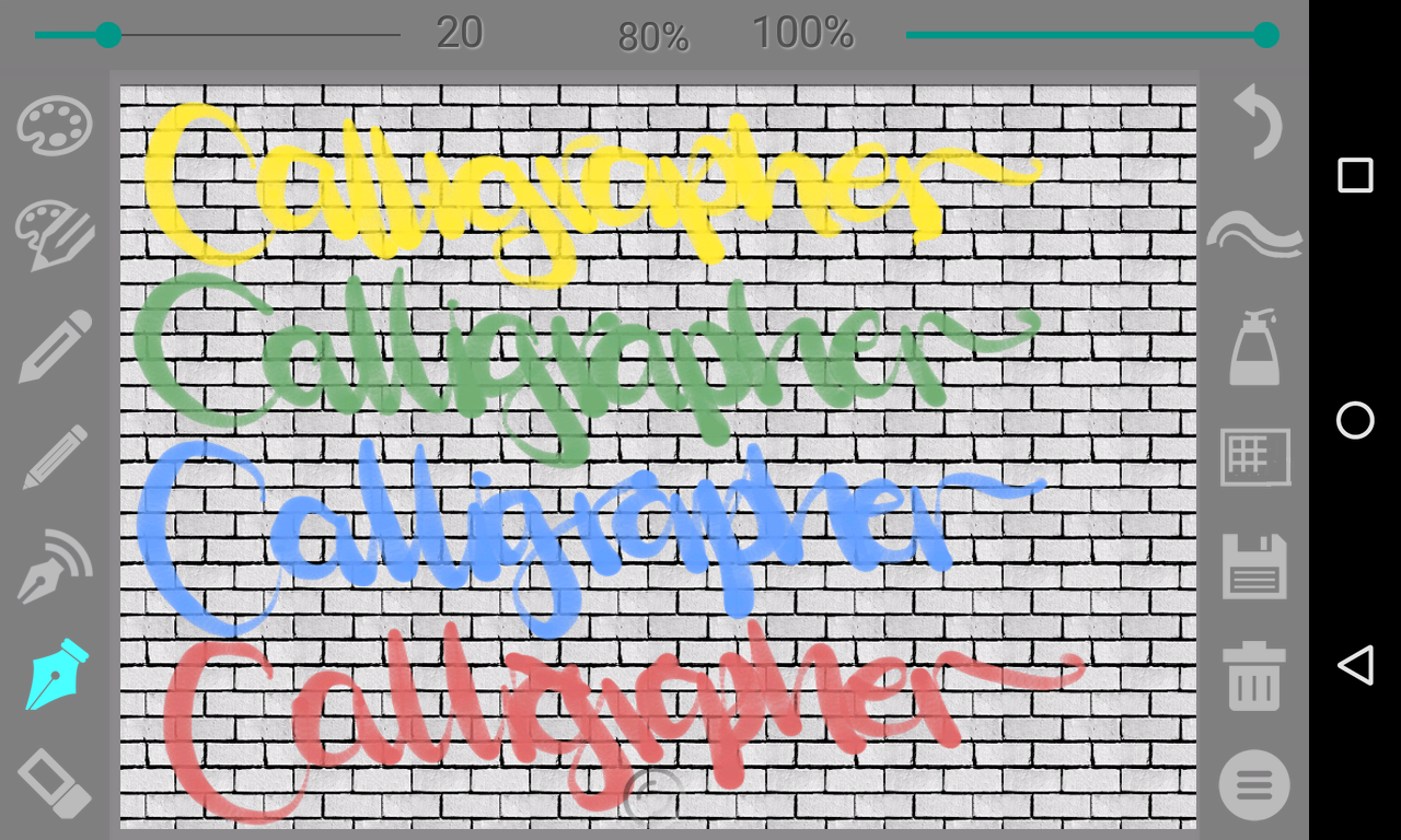 اسکرین شات 3 برنامه Calligrapher