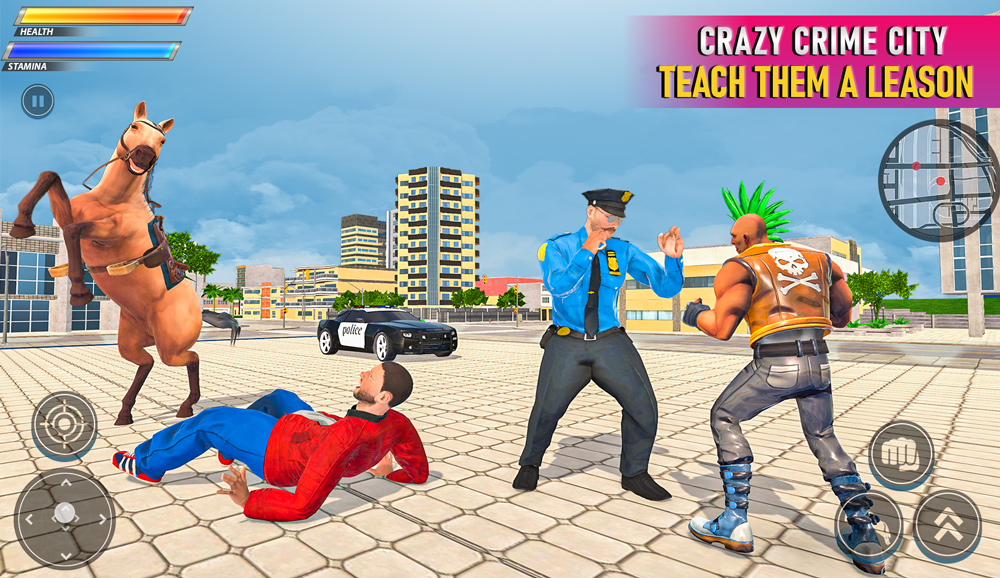 اسکرین شات 6 بازی US Police Horse Crime Shooting