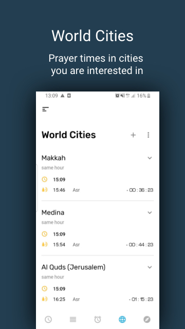 اسکرین شات 4 برنامه صلاتك Salatuk (Prayer time)