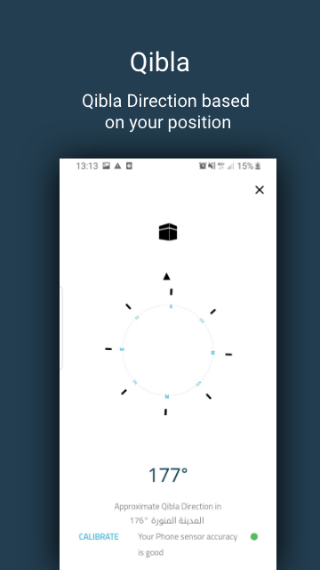 اسکرین شات 5 برنامه صلاتك Salatuk (Prayer time)