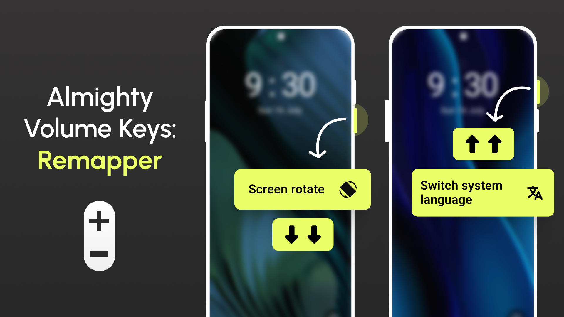 اسکرین شات 1 برنامه Almighty Volume Keys: Remapper