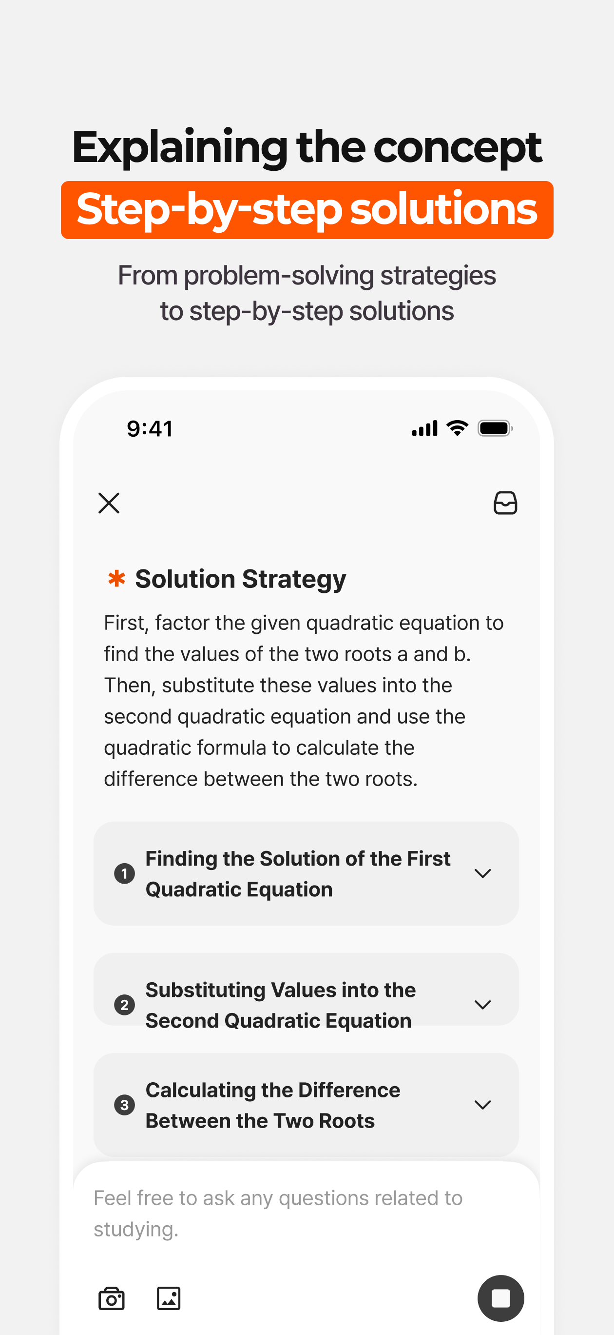 اسکرین شات 3 برنامه QANDA: AI Math & Study Helper
