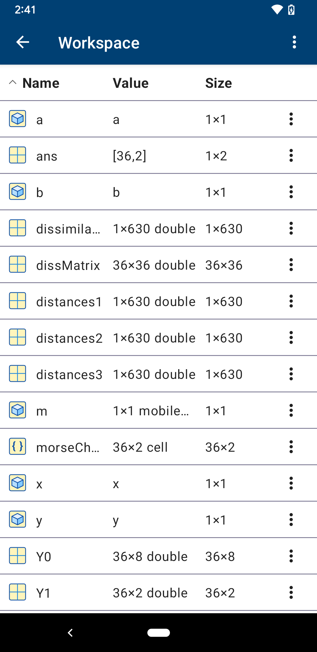اسکرین شات 7 برنامه MATLAB Mobile