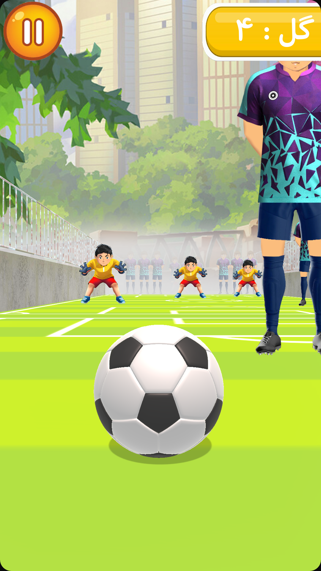 اسکرین شات 2 بازی مجید آقای گل: توپ حرفه ای