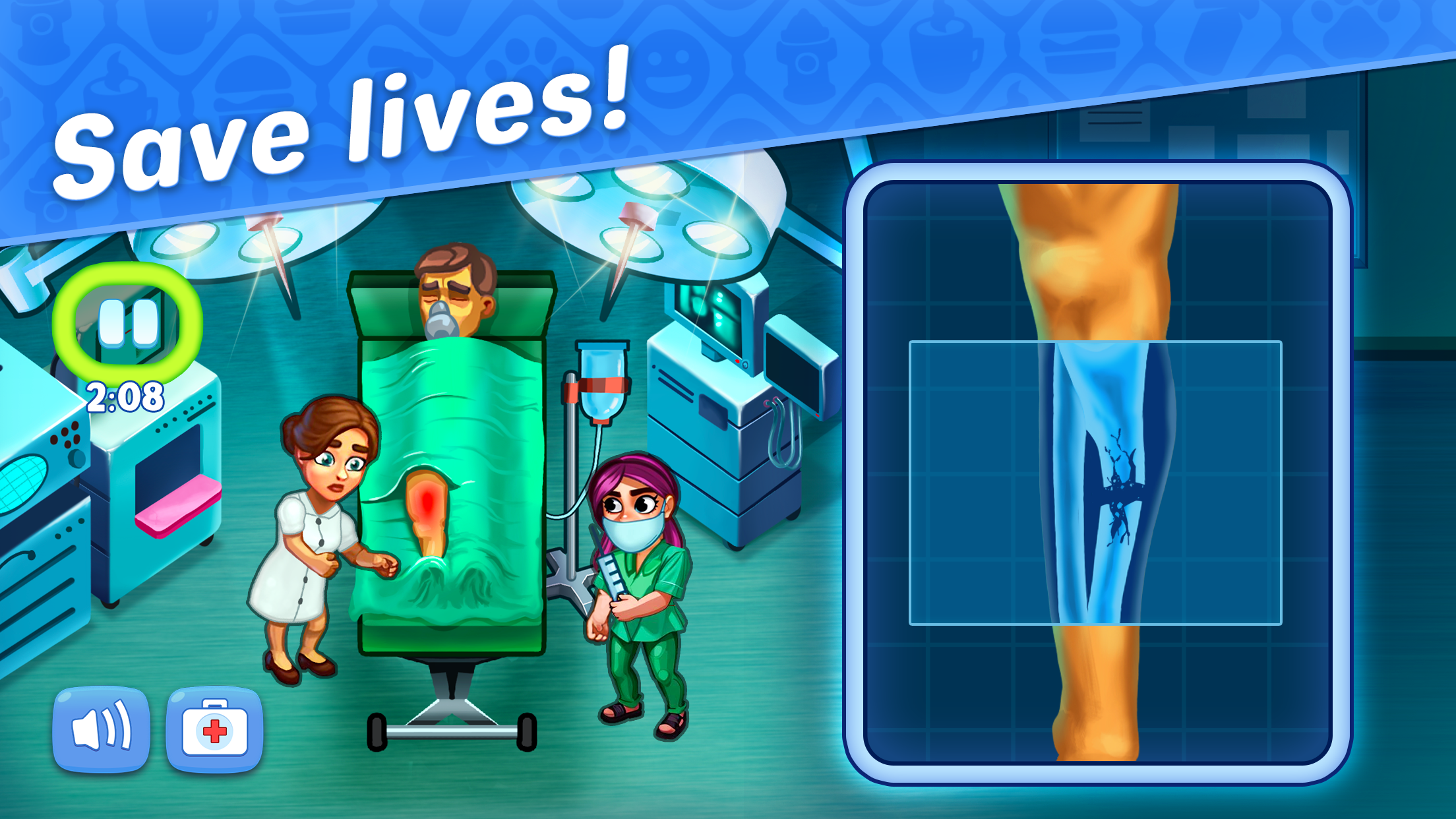 اسکرین شات 2 بازی Rescue Dash - medical game