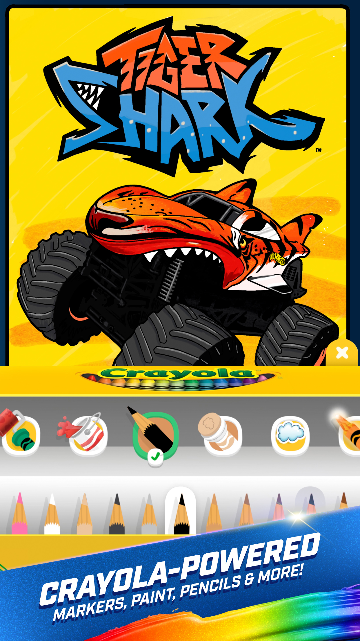 اسکرین شات 3 بازی Hot Wheels Coloring Game