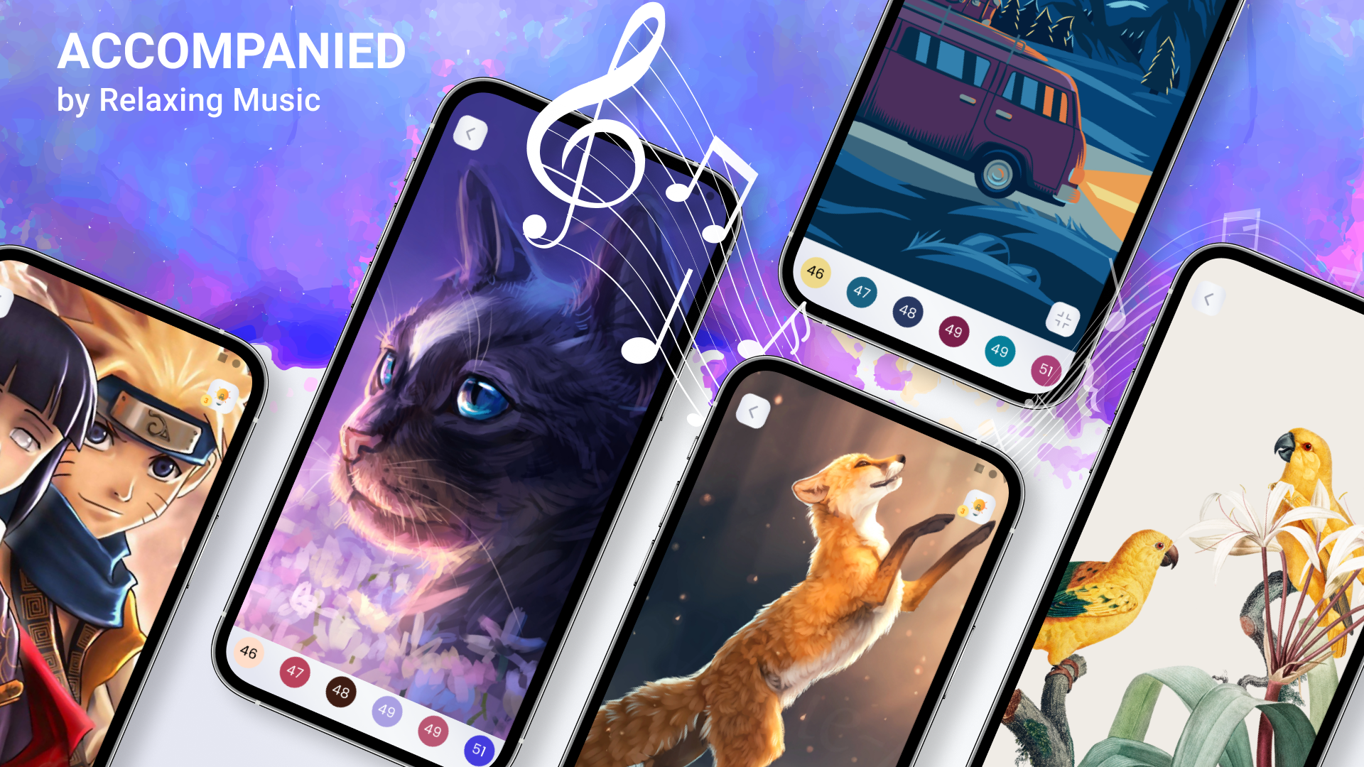 اسکرین شات 7 برنامه Paint by numbers - Color book