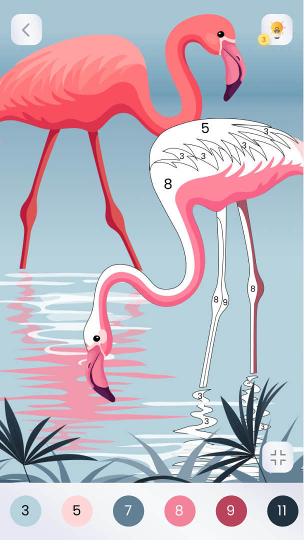 اسکرین شات 5 برنامه Paint by numbers - Color book