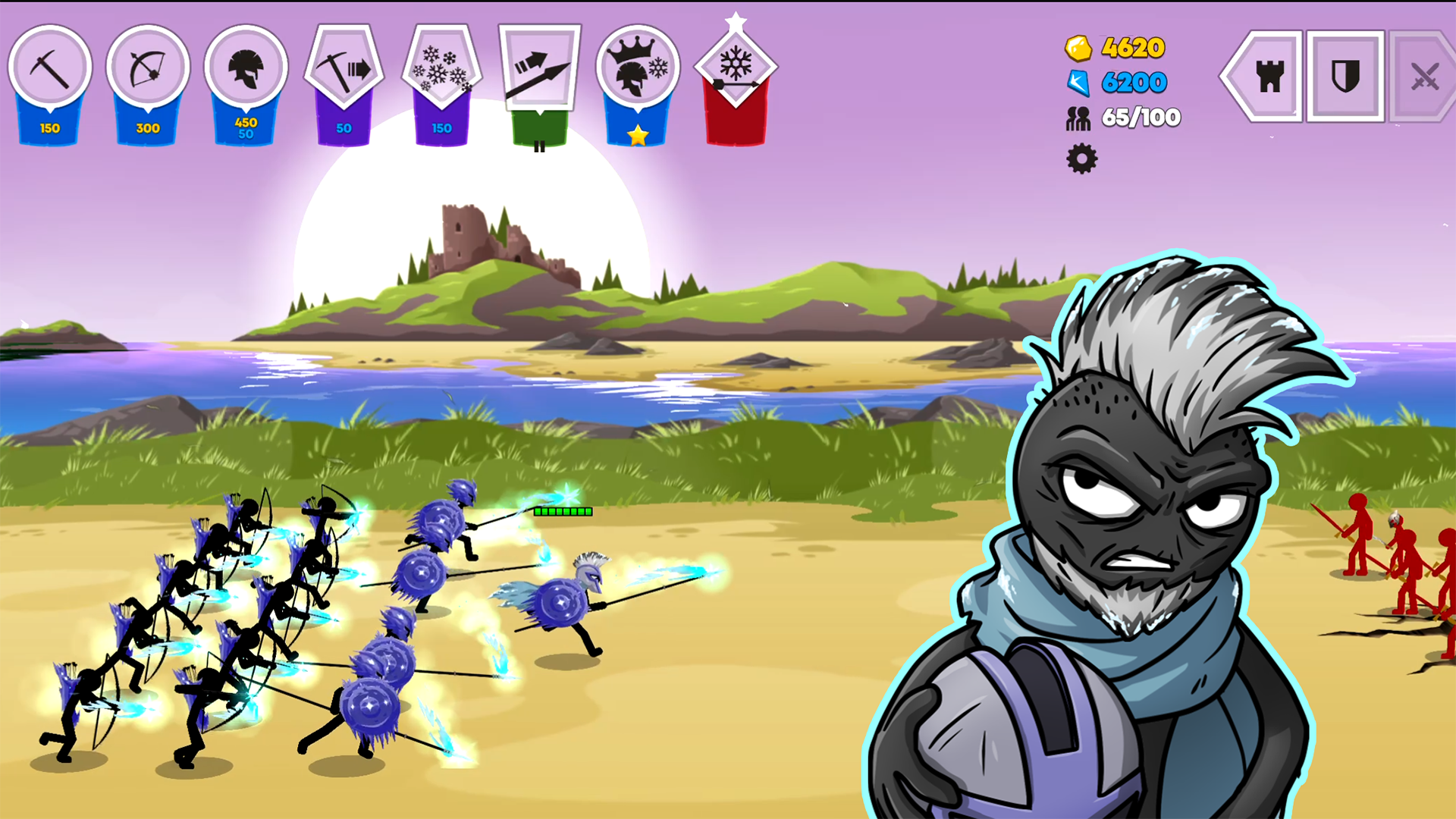 اسکرین شات 1 بازی Stick War: Saga