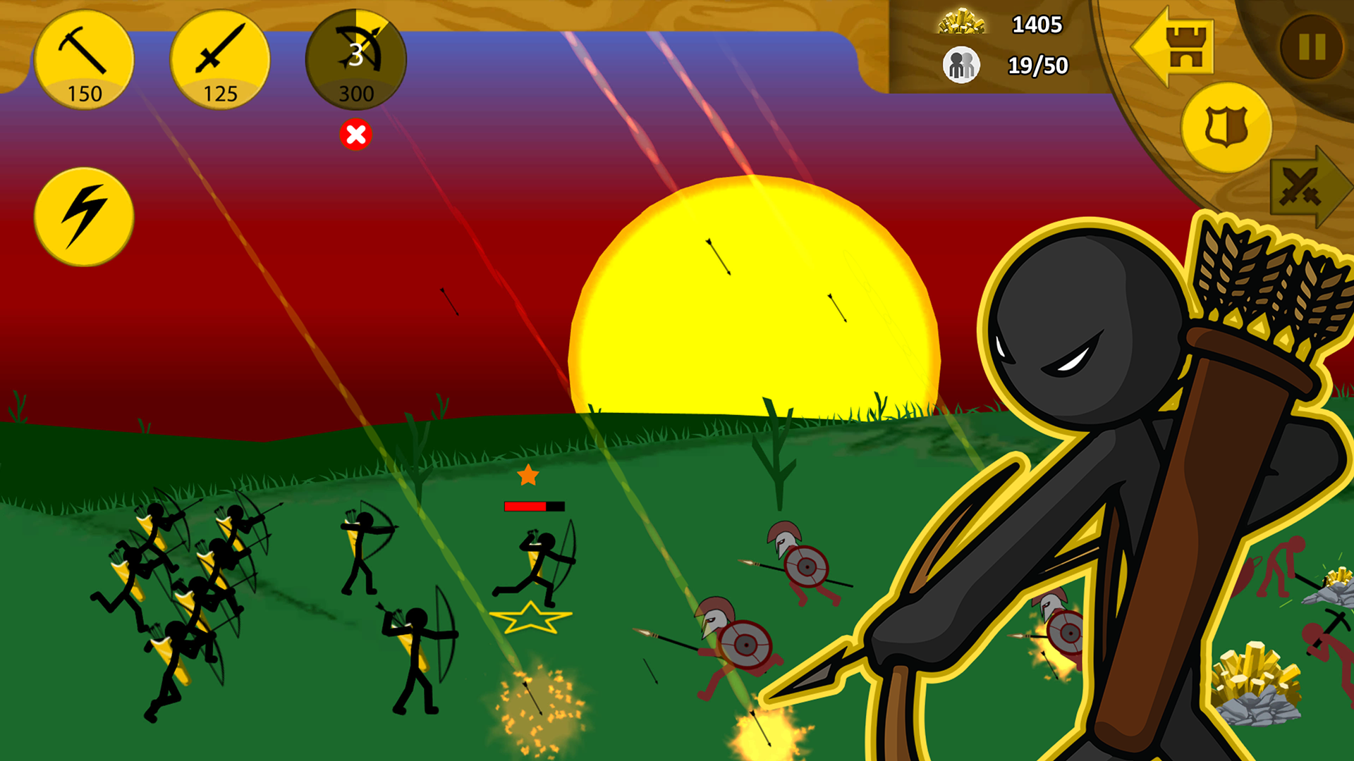 اسکرین شات 3 بازی Stick War: Legacy