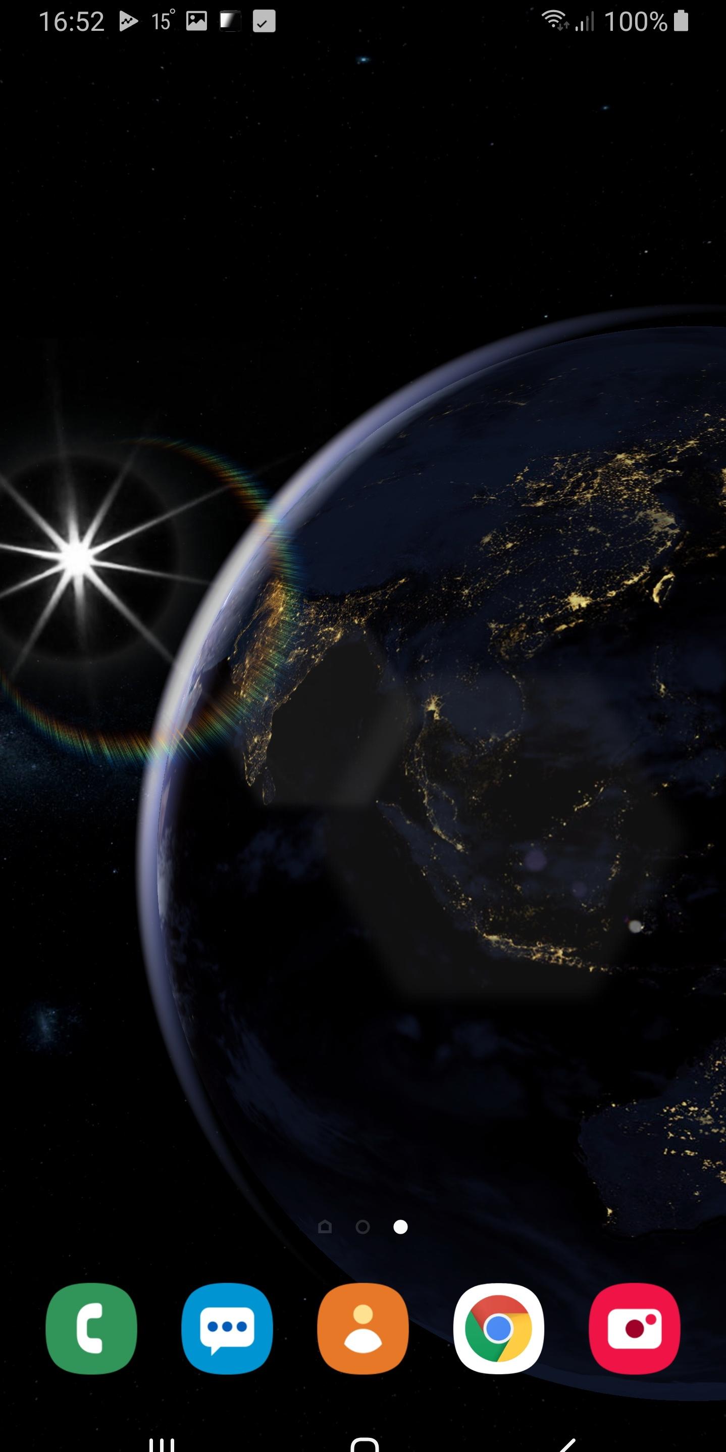 اسکرین شات 3 برنامه Earth Planet 3D Live Wallpaper