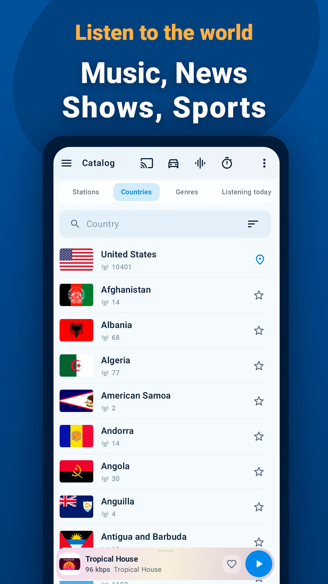 اسکرین شات 4 برنامه Radio Online - PCRADIO