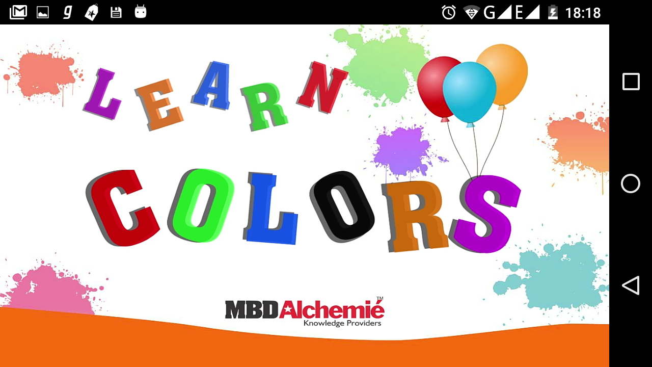 اسکرین شات 1 برنامه Learn Colors Kids