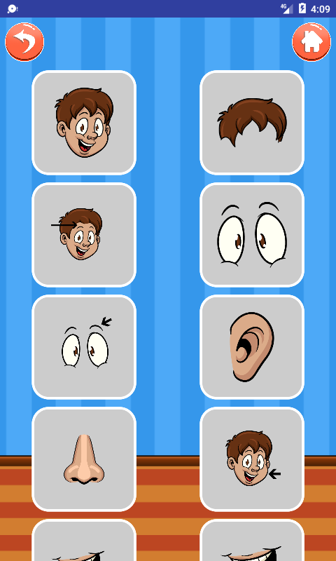 اسکرین شات 4 برنامه Learn About Body Parts