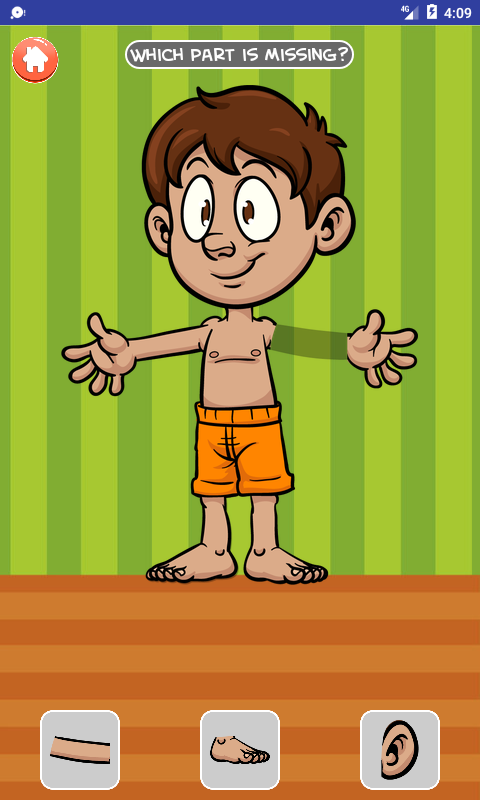 اسکرین شات 6 برنامه Learn About Body Parts