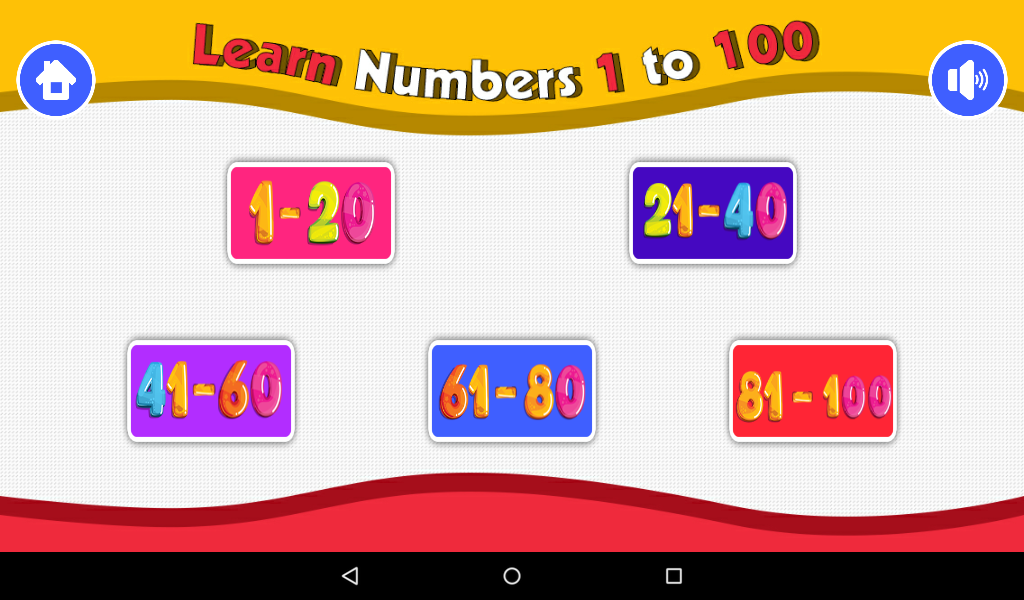 اسکرین شات 1 برنامه 1234 Kids