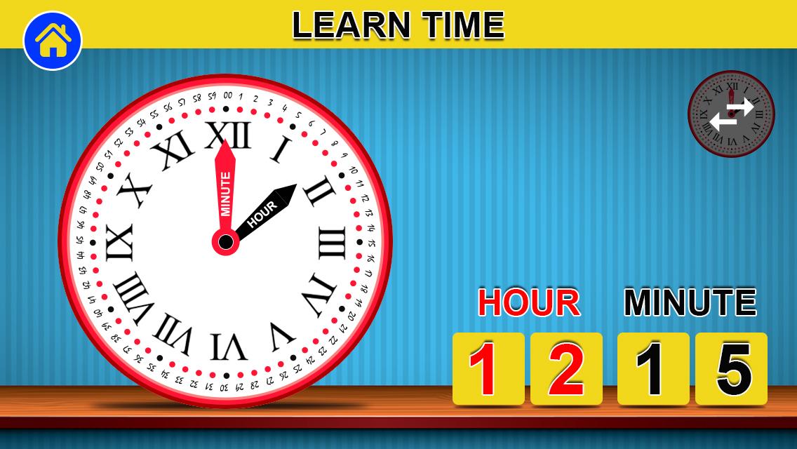 اسکرین شات 8 برنامه Learn clock and time