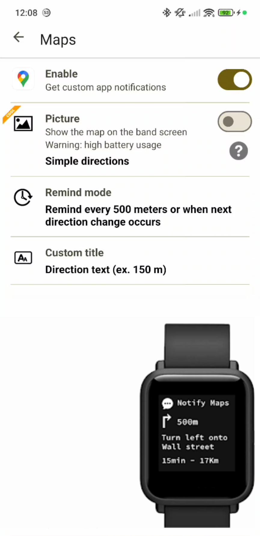 اسکرین شات 4 برنامه Notify for Amazfit & Zepp