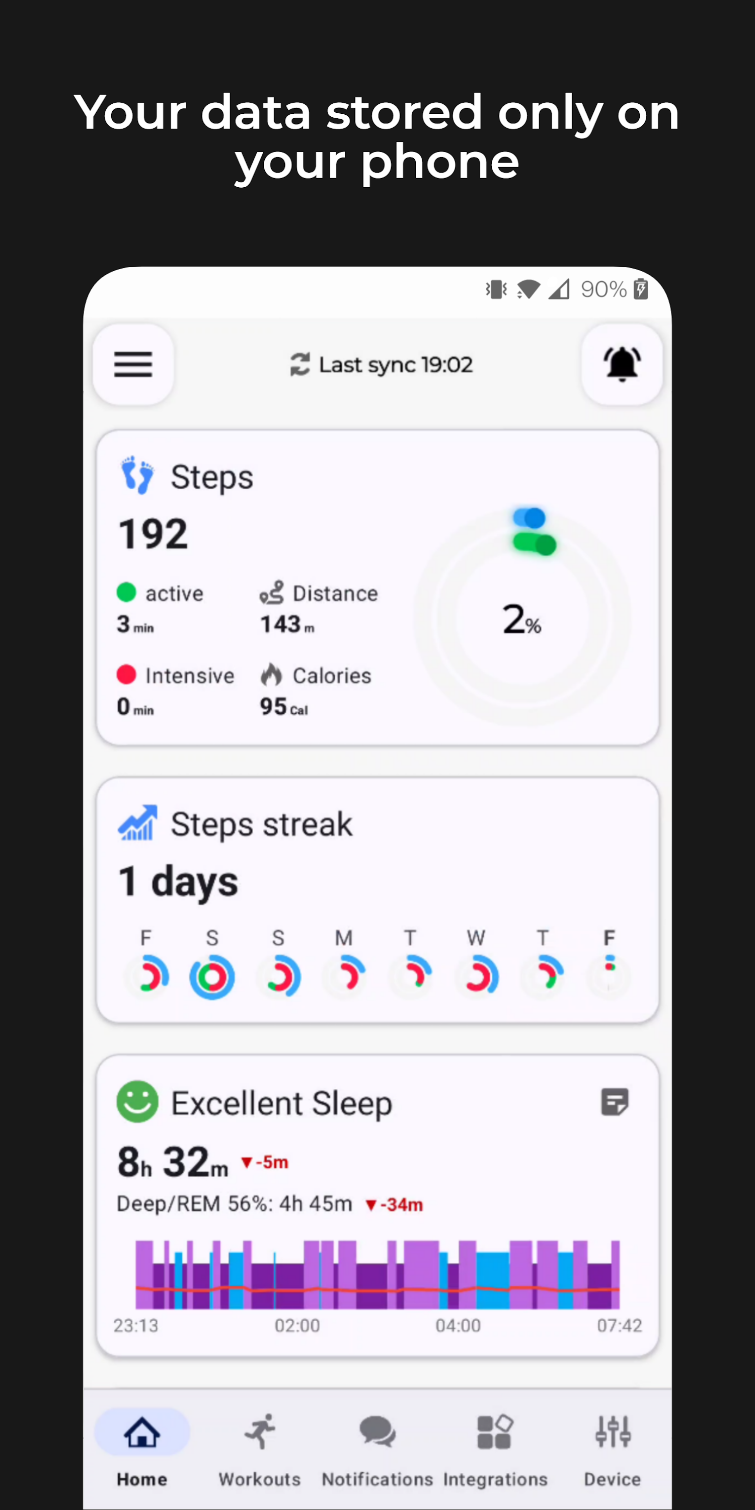 اسکرین شات 1 برنامه Notify for Xiaomi/Mi Band 8-10
