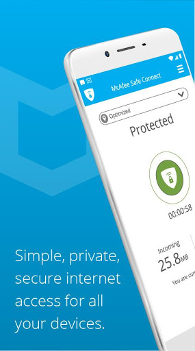 اسکرین شات 1 برنامه VPN Safe Connect: Private Wifi Hotspot, Secure VPN