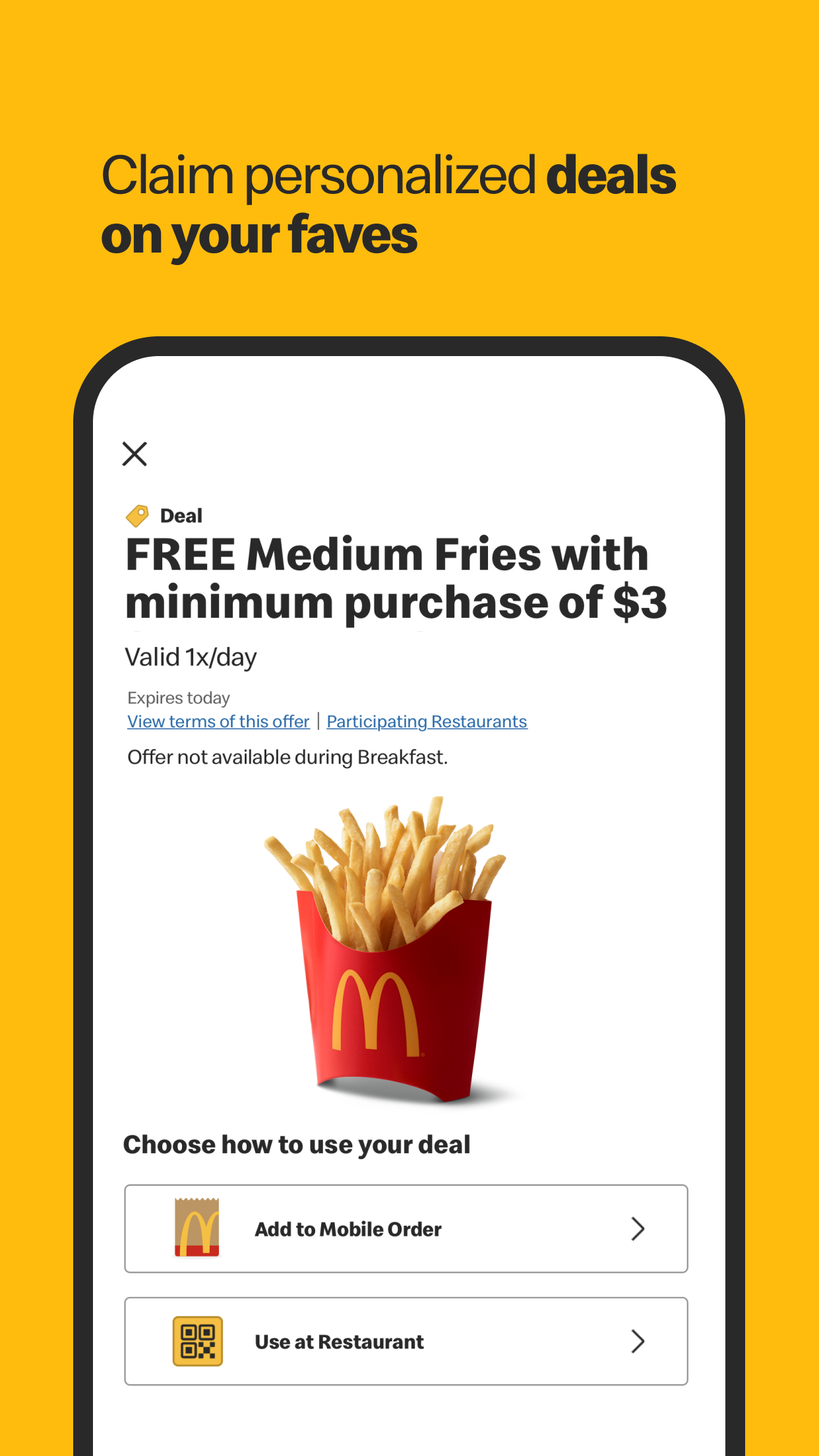 اسکرین شات 3 برنامه McDonald's