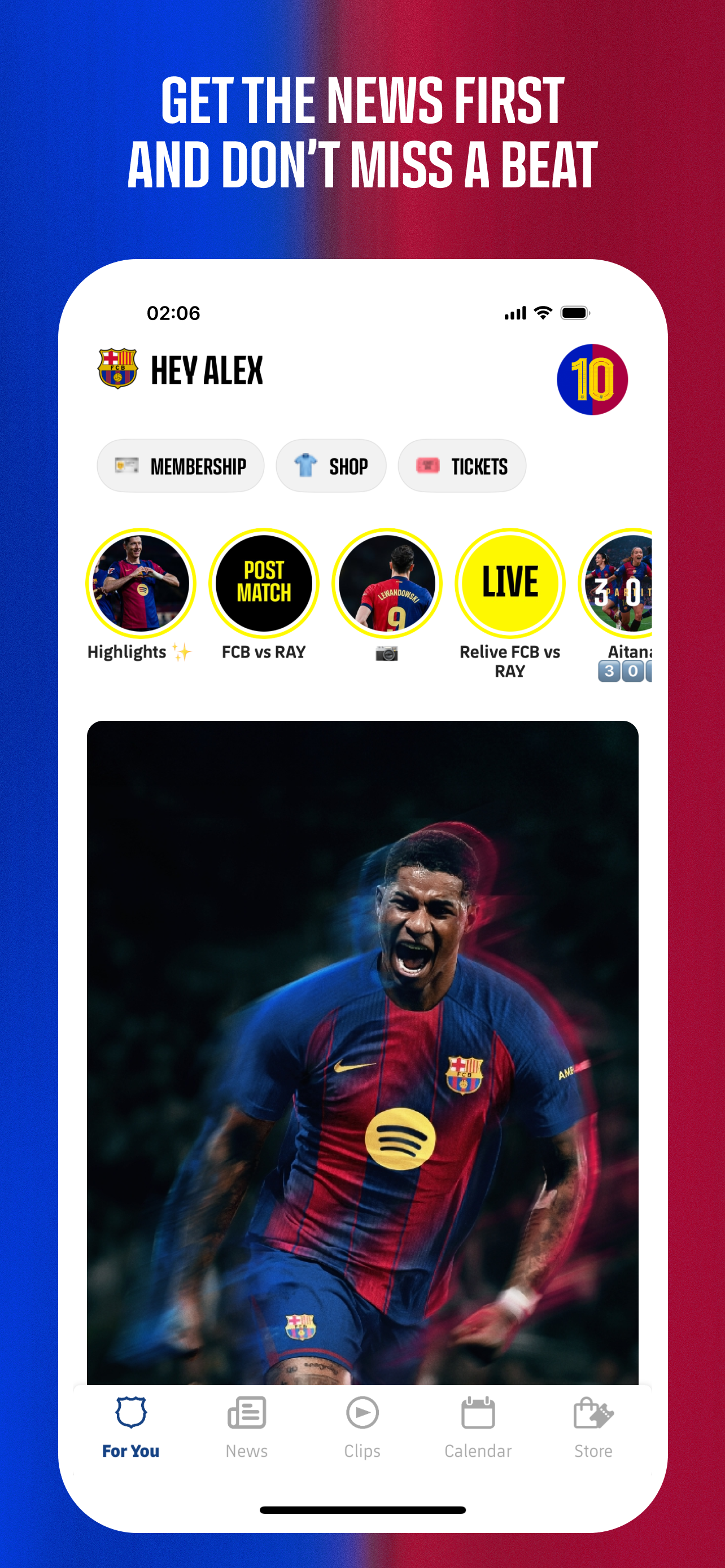 اسکرین شات 2 برنامه FC Barcelona Official App