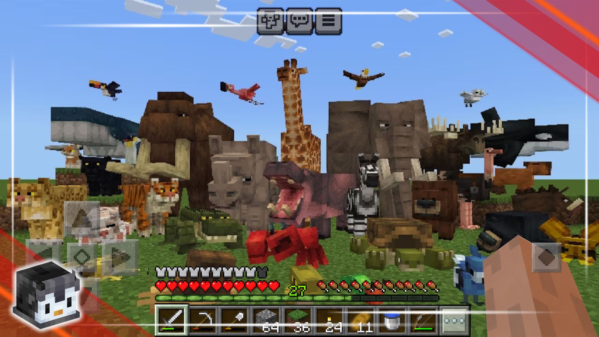 اسکرین شات 1 برنامه Animals Minecraft Mods & Mobs
