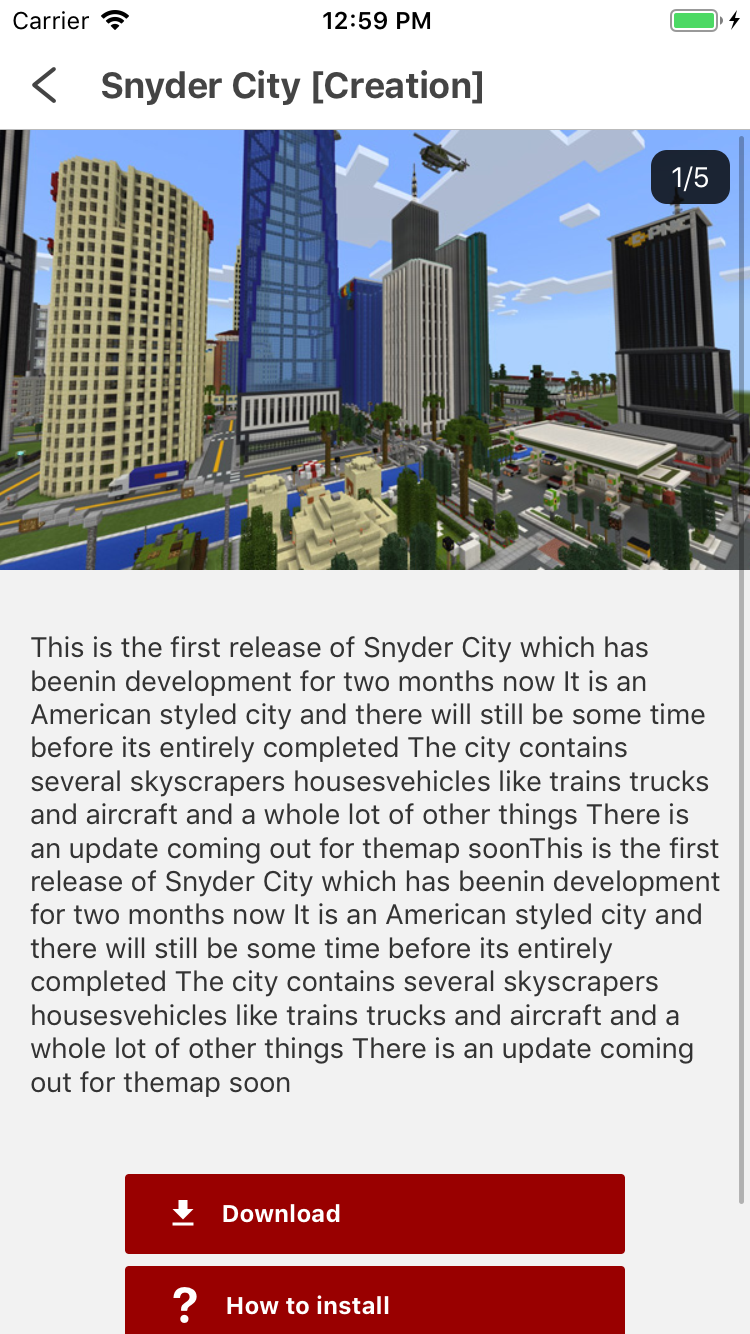 اسکرین شات 4 بازی Crafting Maps for Minecraft PE