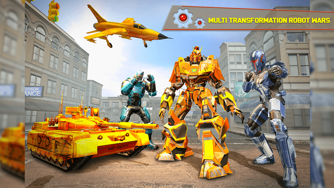 اسکرین شات 6 برنامه Tank Robot Multi Transform Car