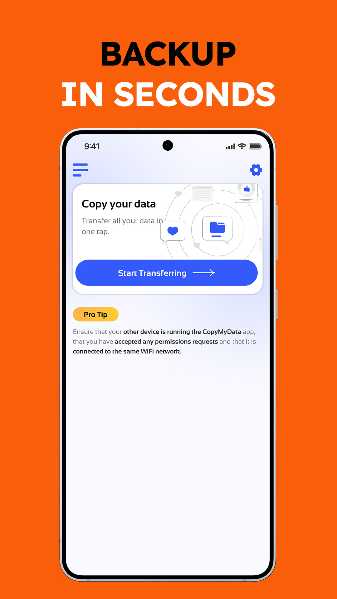 اسکرین شات 2 برنامه Copy My Data: Transfer Content