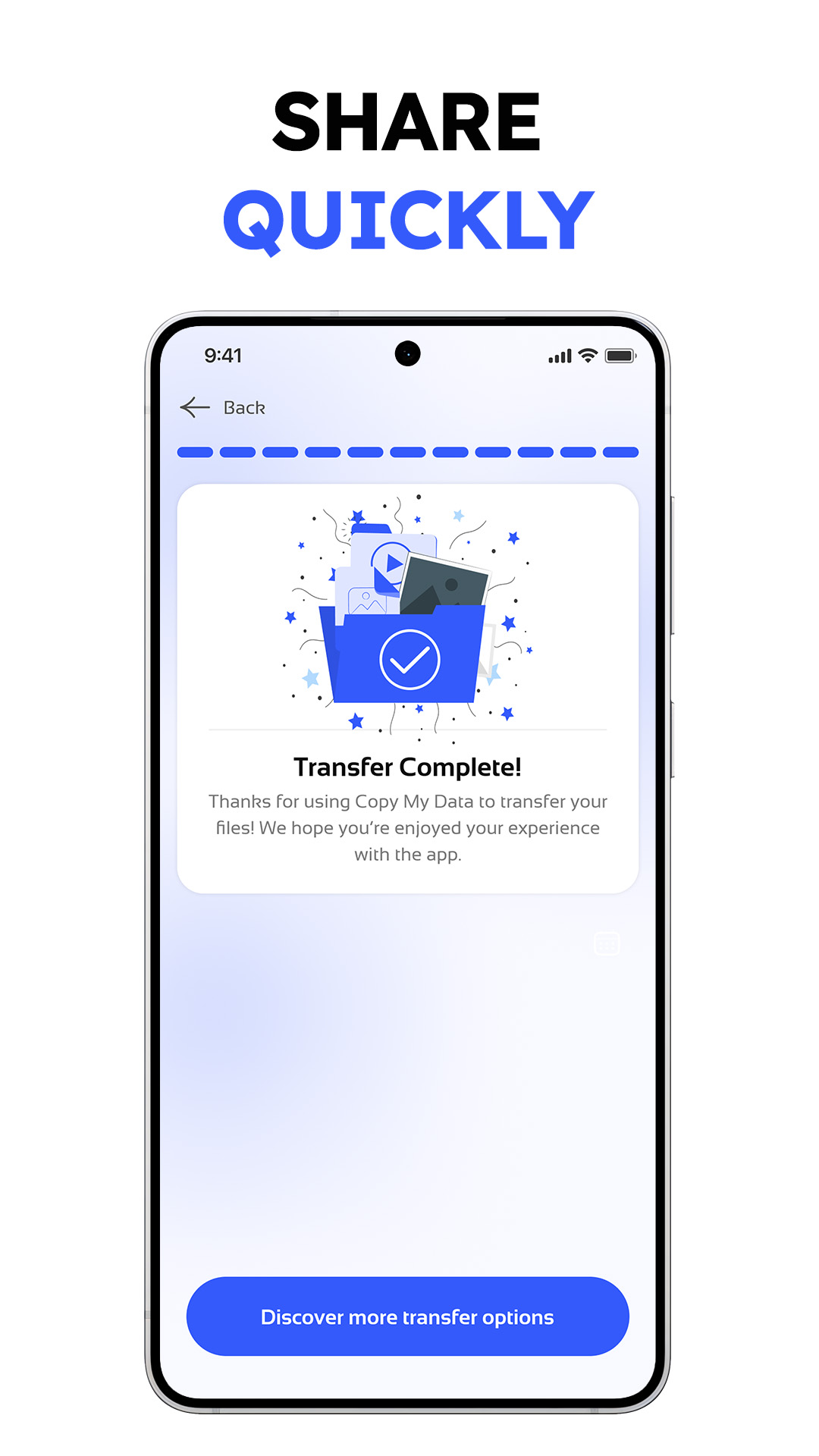 اسکرین شات 3 برنامه Copy My Data: Transfer Content