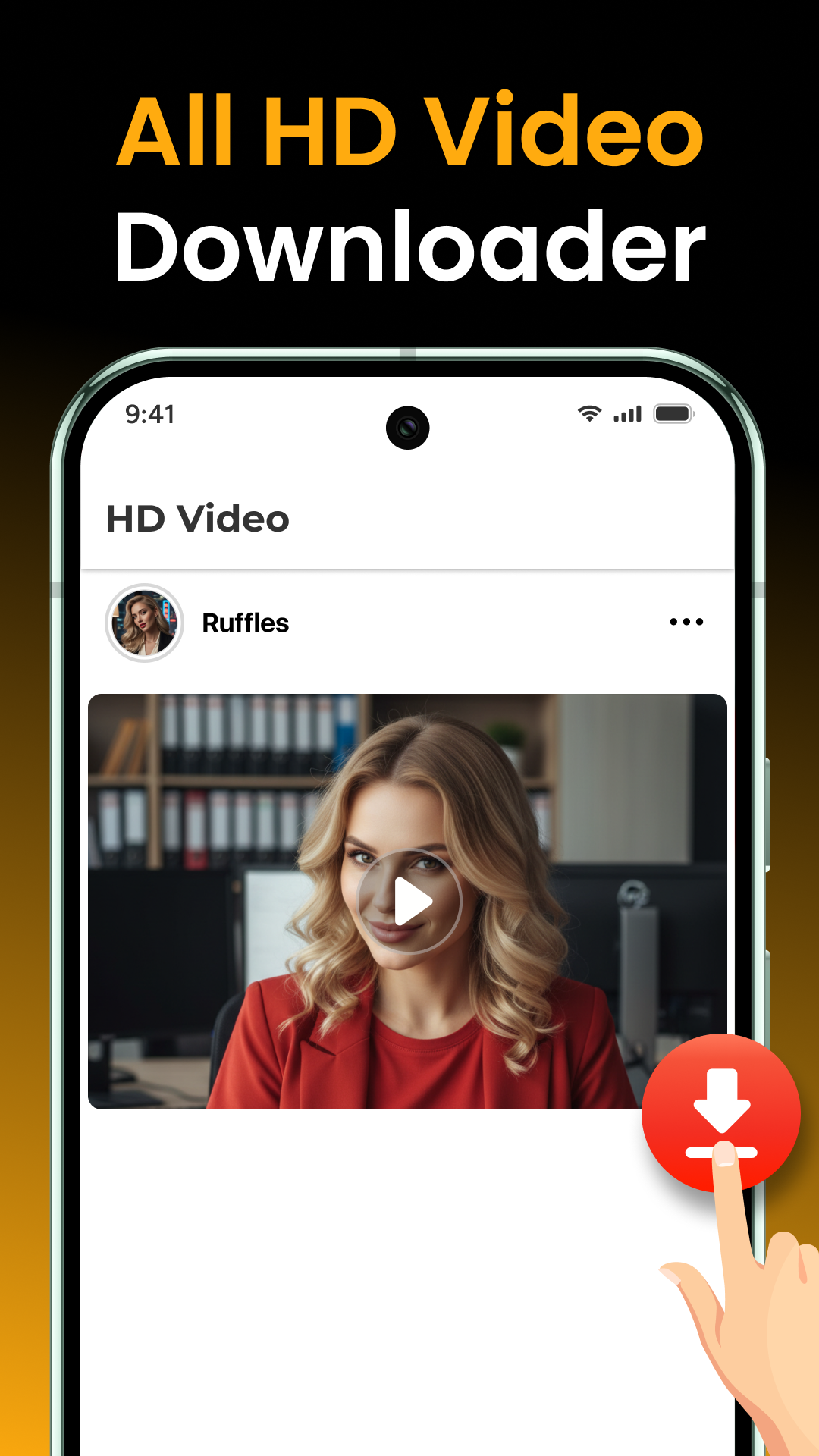 اسکرین شات 2 برنامه X Video Downloader - HD Player