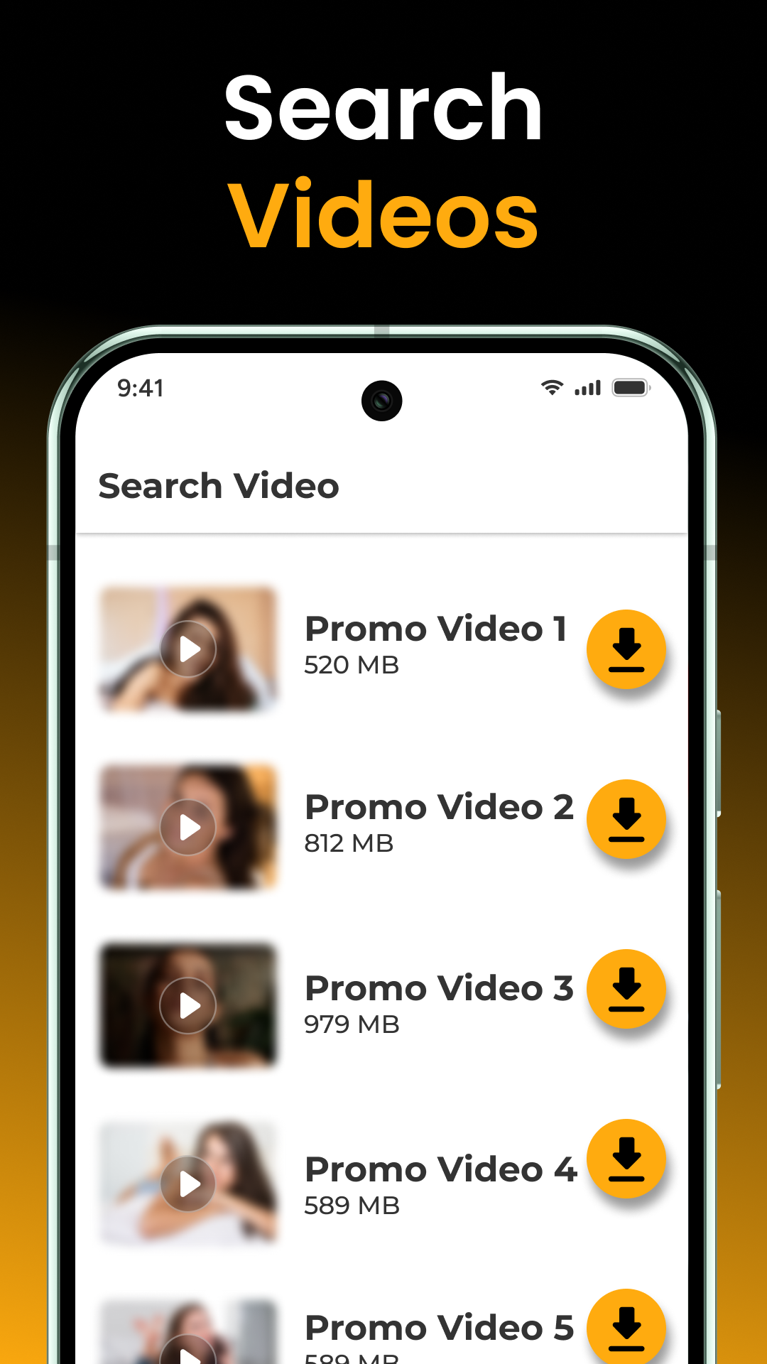 اسکرین شات 2 برنامه X Video Downloader - HD Player