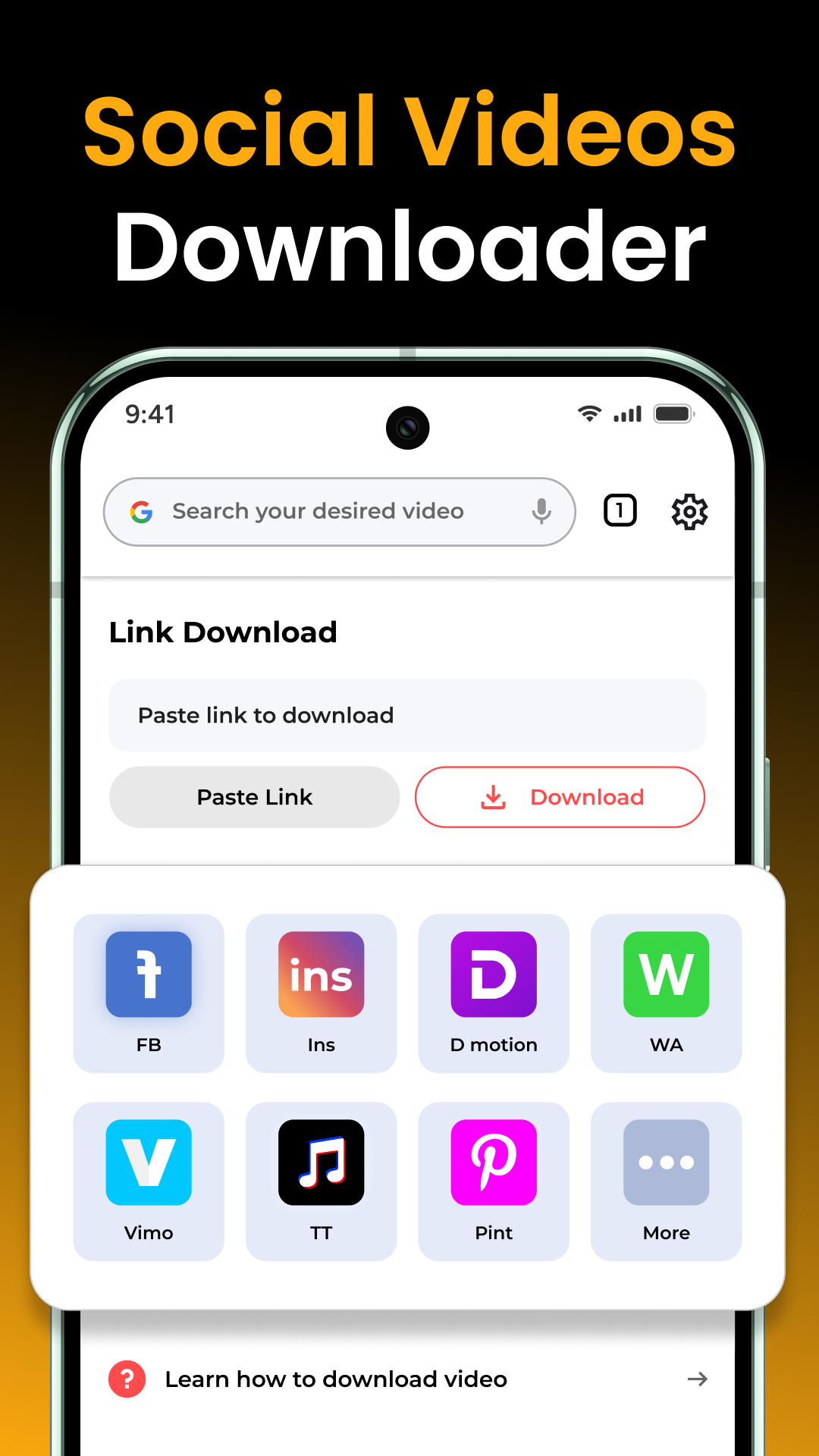اسکرین شات 6 برنامه X Video Downloader - HD Player