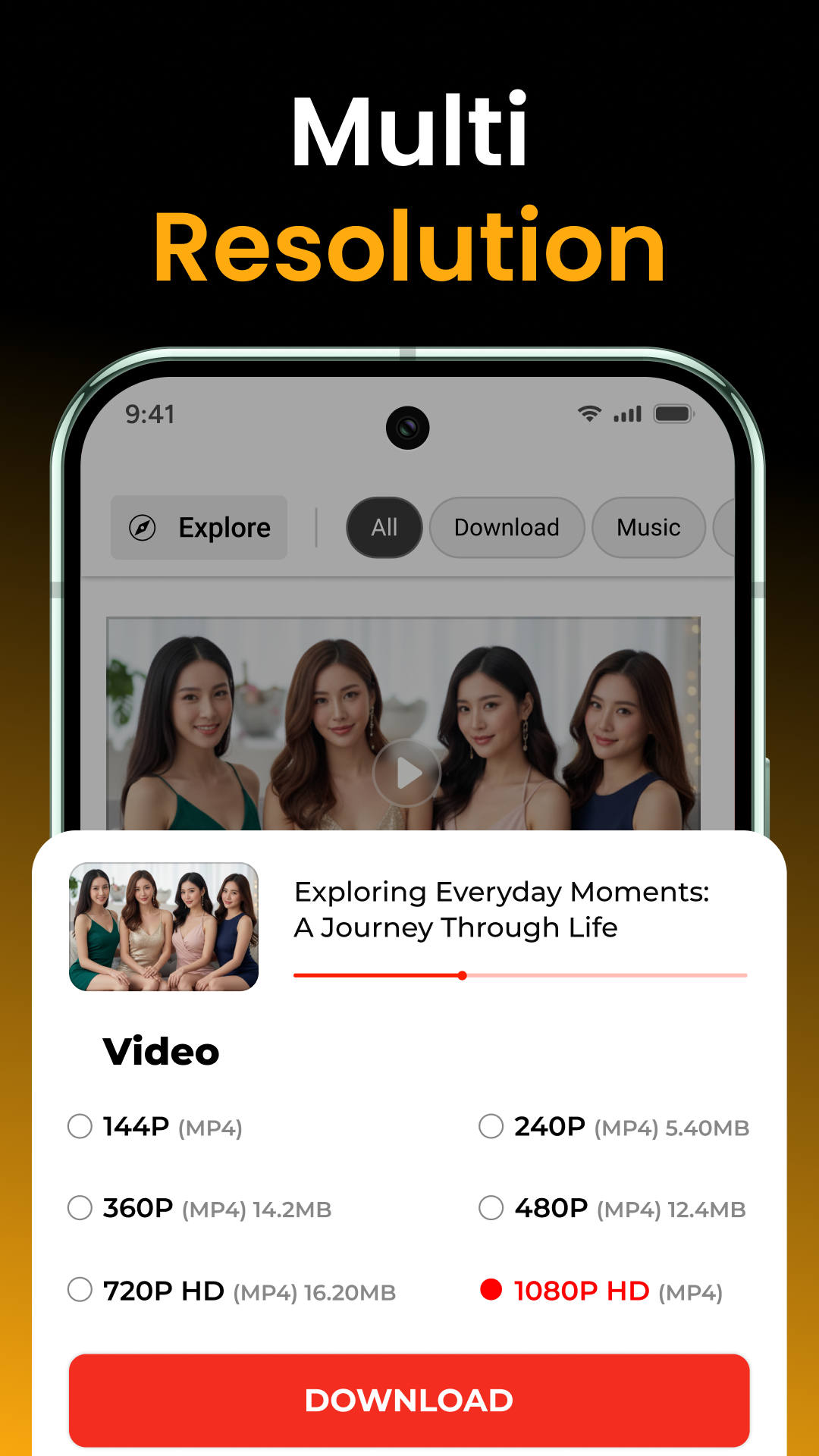 اسکرین شات 4 برنامه X Video Downloader - HD Player