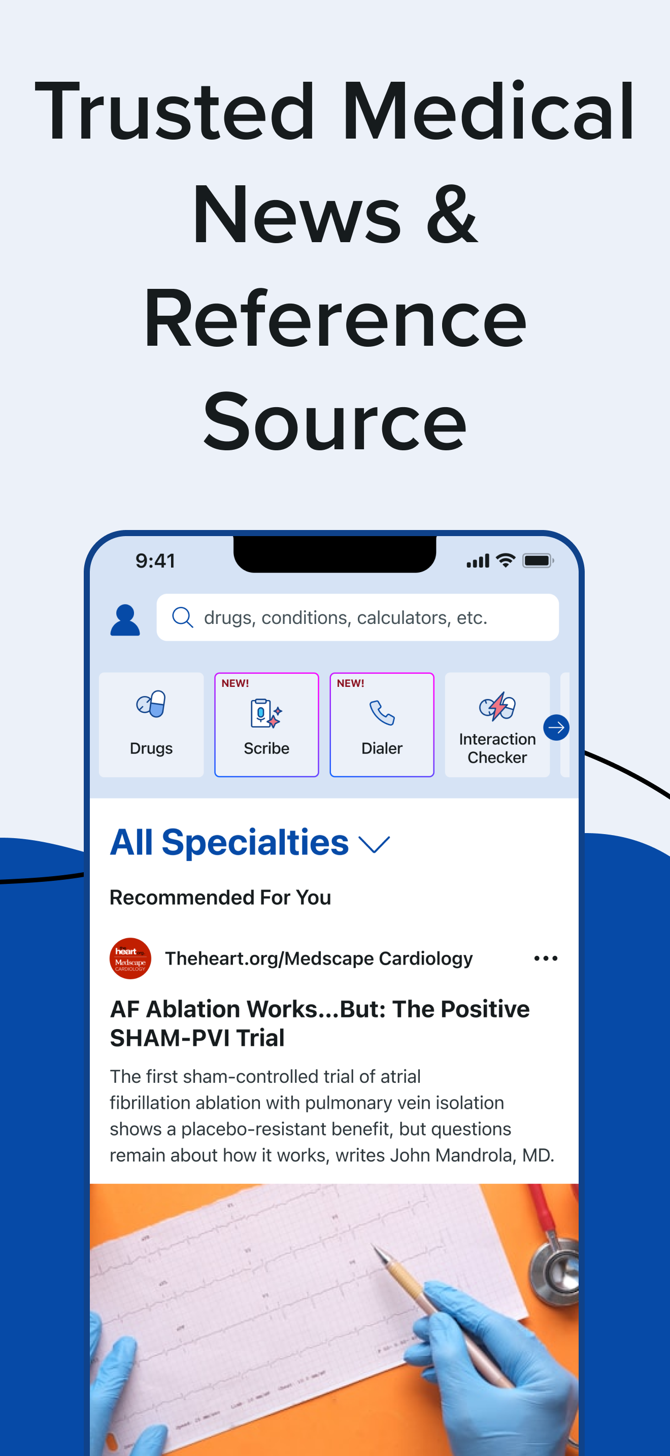 اسکرین شات 1 برنامه Medscape