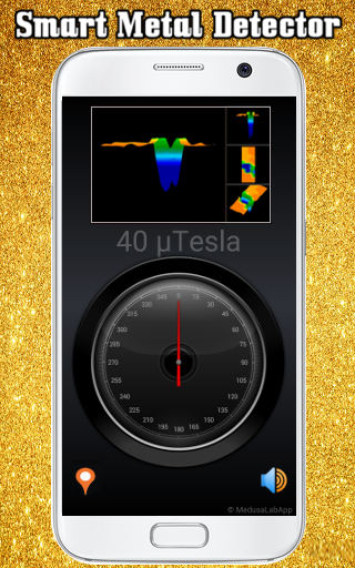 اسکرین شات 1 برنامه Metal Detector 2024 Find Gold