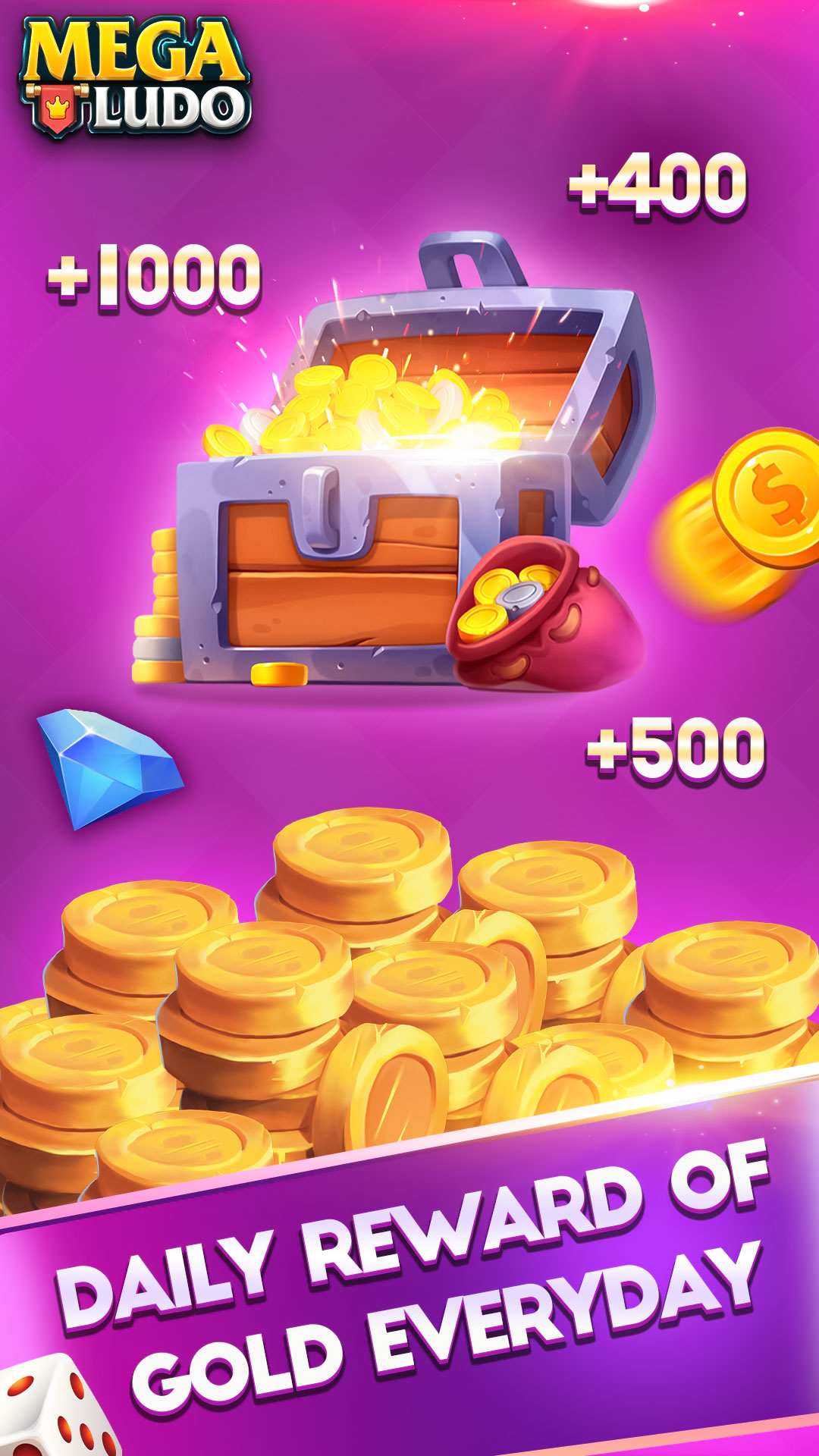 اسکرین شات 4 بازی Mega Ludo-Voice Chat Ludo Room