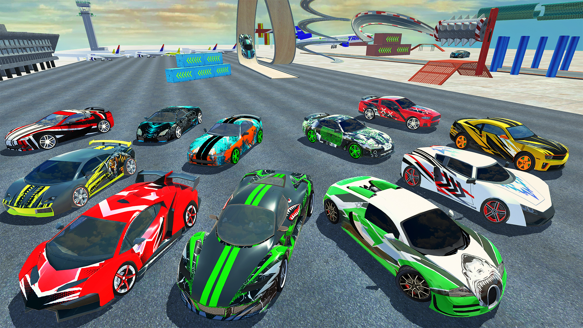 اسکرین شات 6 بازی Car Stunt Games 3D Racing Game