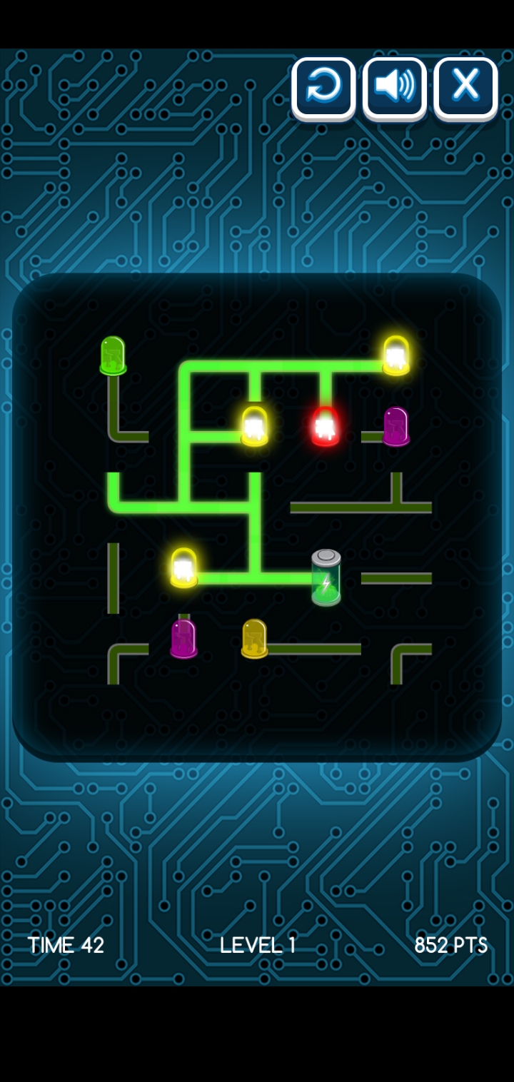 اسکرین شات 2 بازی لایت وایرینگ-پازل مدار اتصال سیم برق