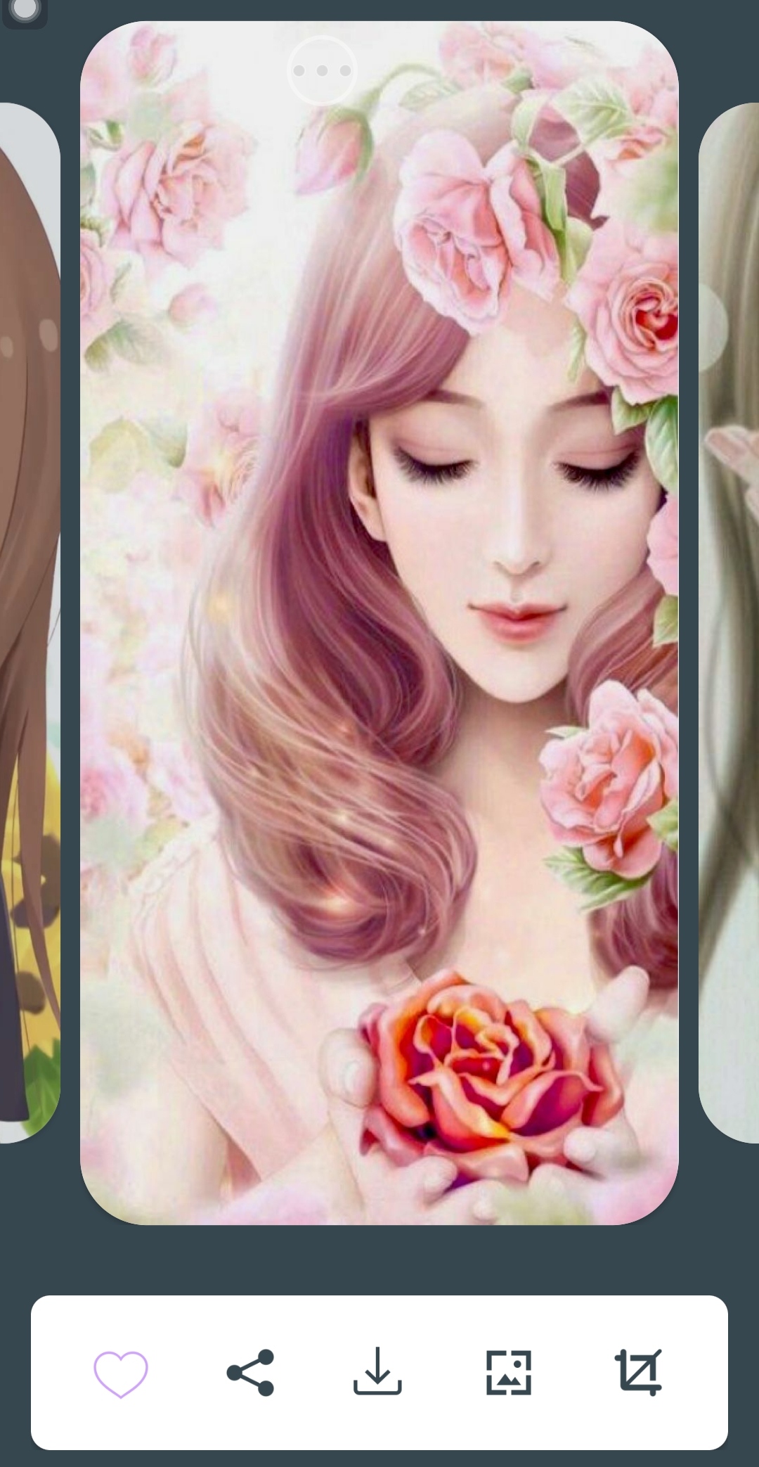 اسکرین شات 8 برنامه تصویر زمینه دخترانه جذاب